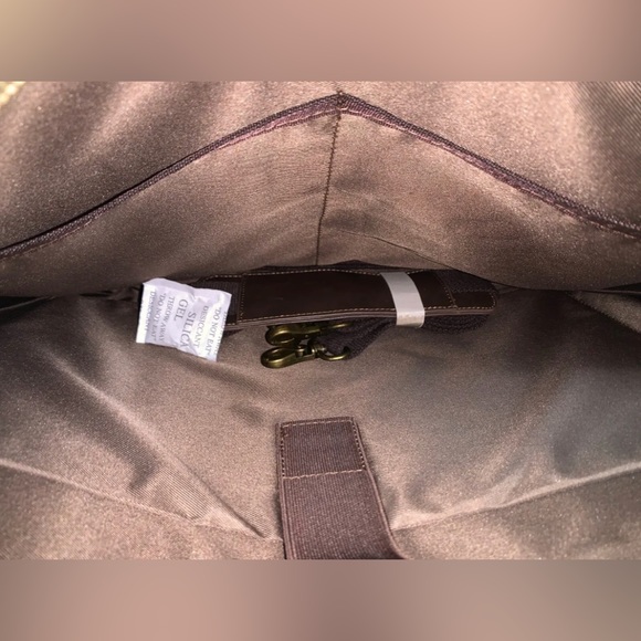 ⭐️ NWT BOSIDU leather professional briefcase laptop computer bag with strap ⭐️ - Picture 4 of 5